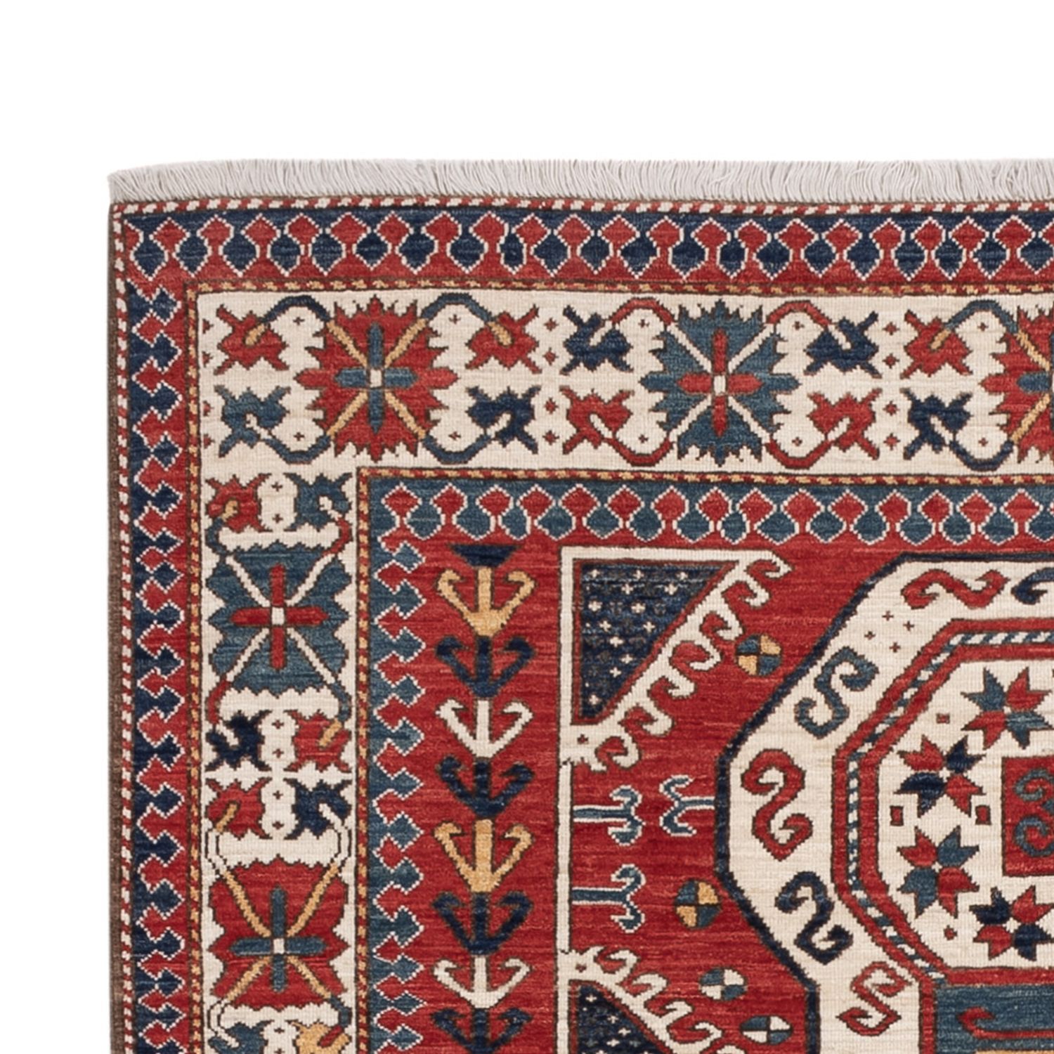 Zieglerův koberec - Kazak - 198 x 146 cm - vícebarevné
