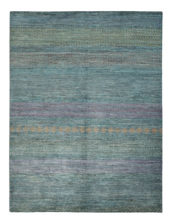 Designový koberec - 196 x 152 cm - tmavě zelená