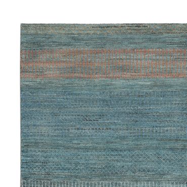 Designer Rug - 195 x 154 cm - dark green