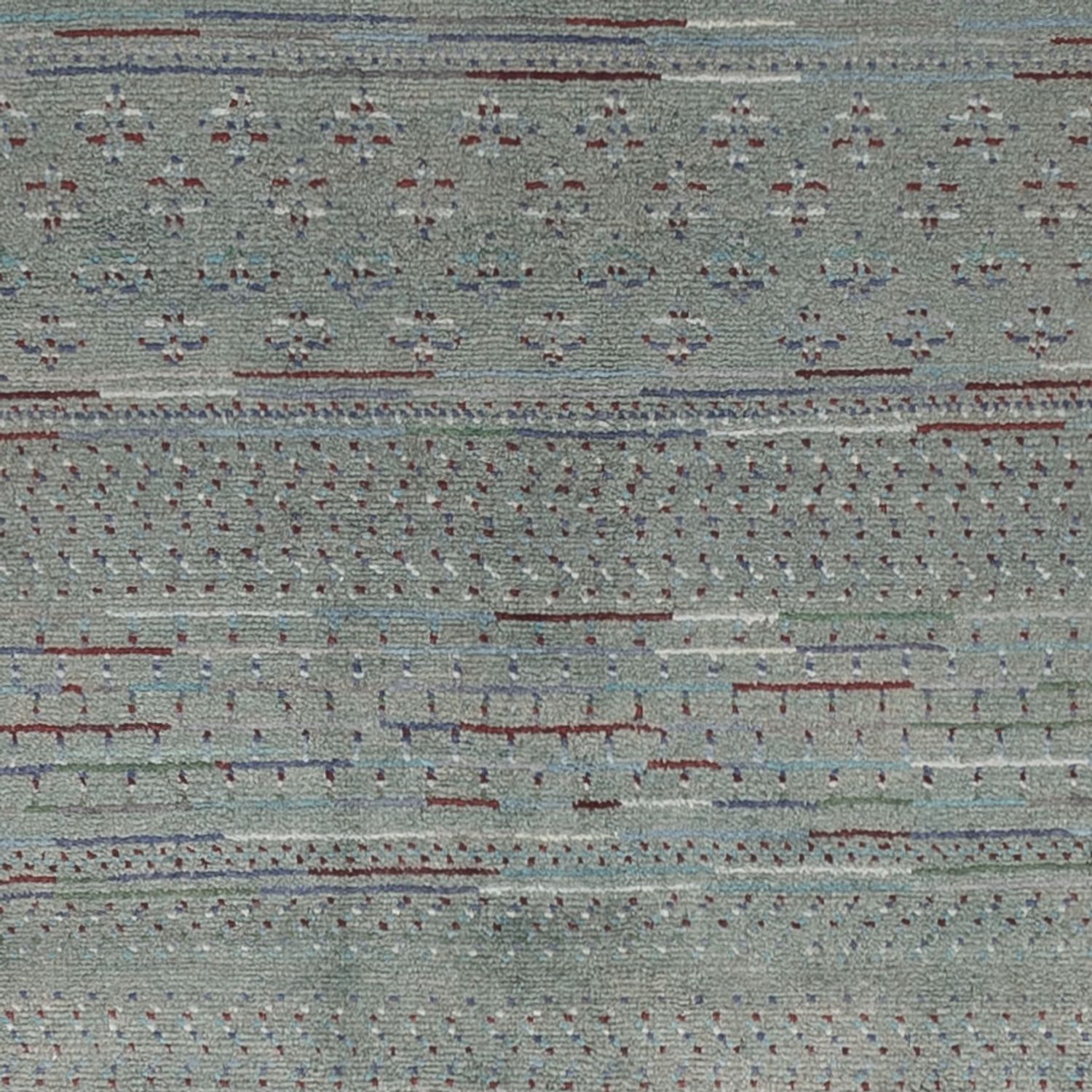 Gabbeh Koberec - Perský - 208 x 136 cm - tmavě zelená