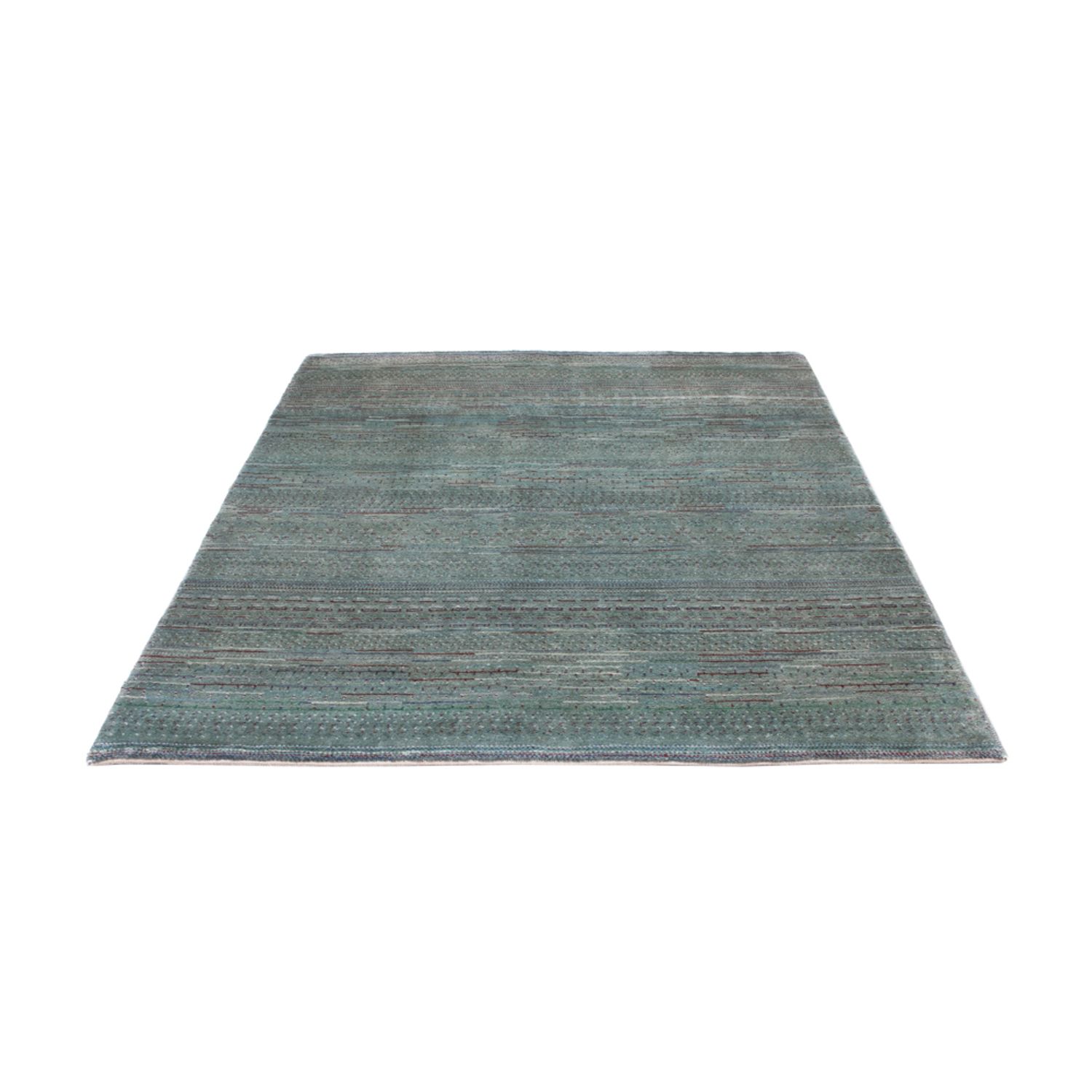 Gabbeh Koberec - Perský - 208 x 136 cm - tmavě zelená