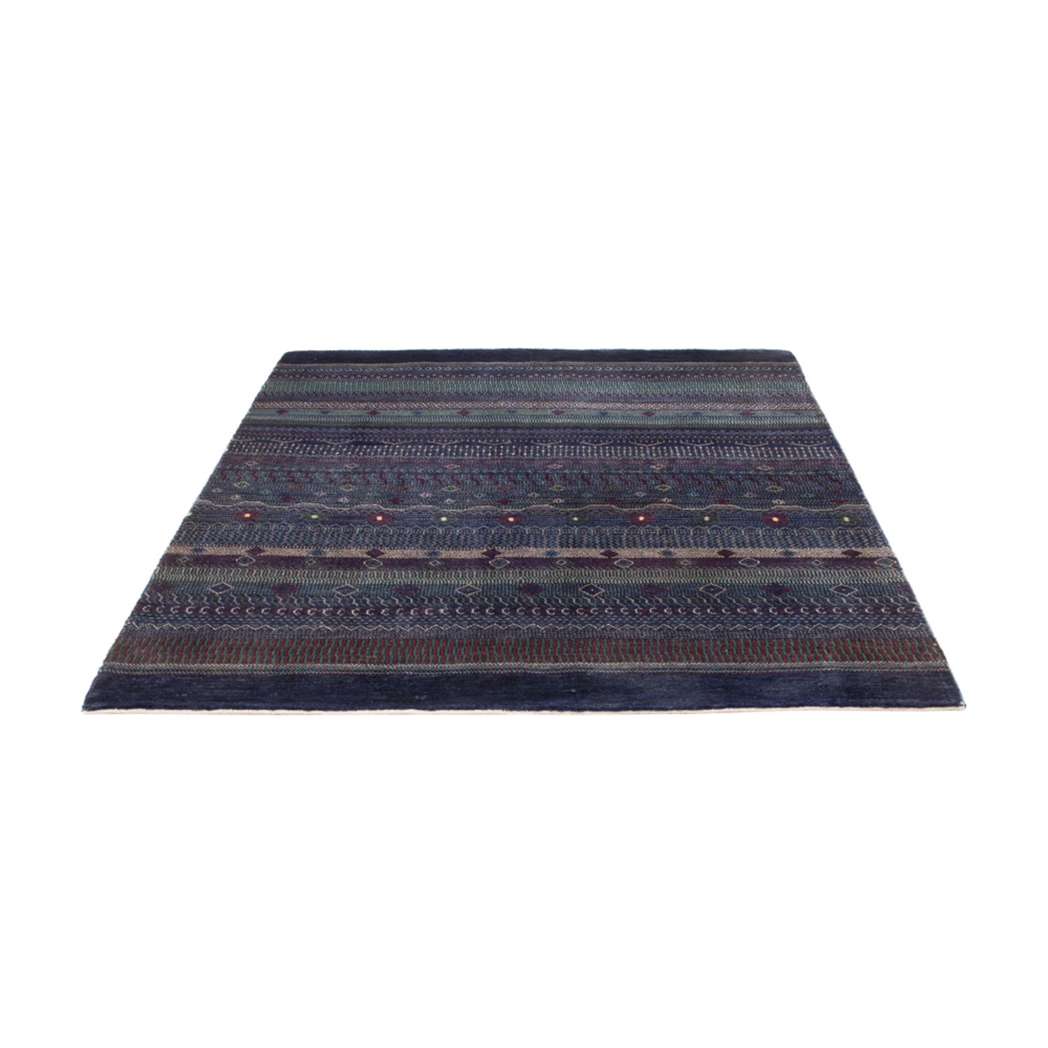 Gabbeh tapijt - Perzisch - 191 x 140 cm - donkerblauw