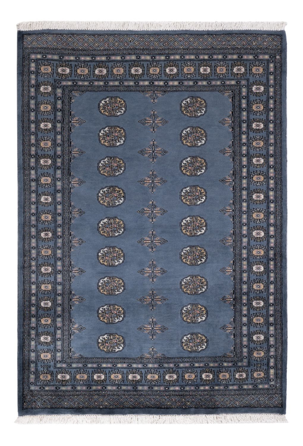 Pakistaans tapijt - 198 x 140 cm - blauw
