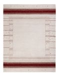 Gabbeh Tapijt - Loribaft Indus - 190 x 148 cm - wit  crème