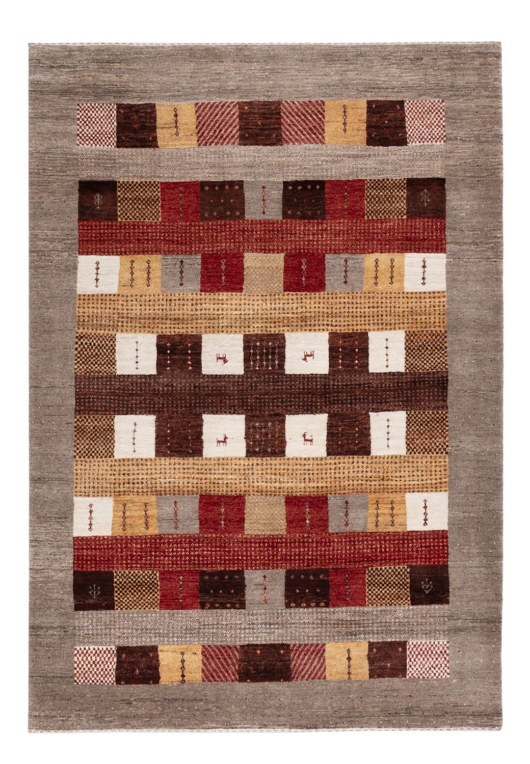 Gabbeh koberec - Loribaft Indus - 204 x 143 cm - vícebarevné