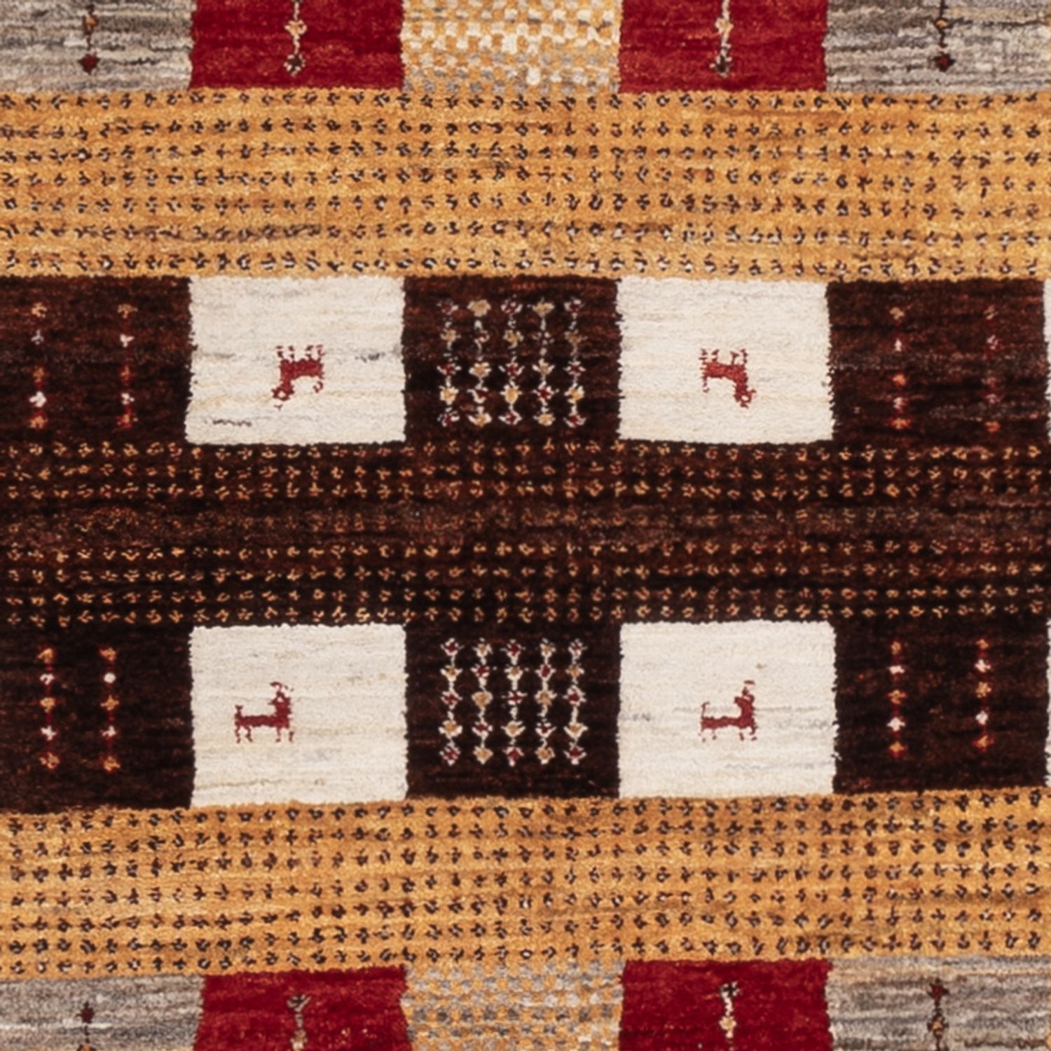 Gabbeh koberec - Loribaft Indus - 193 x 145 cm - vícebarevné