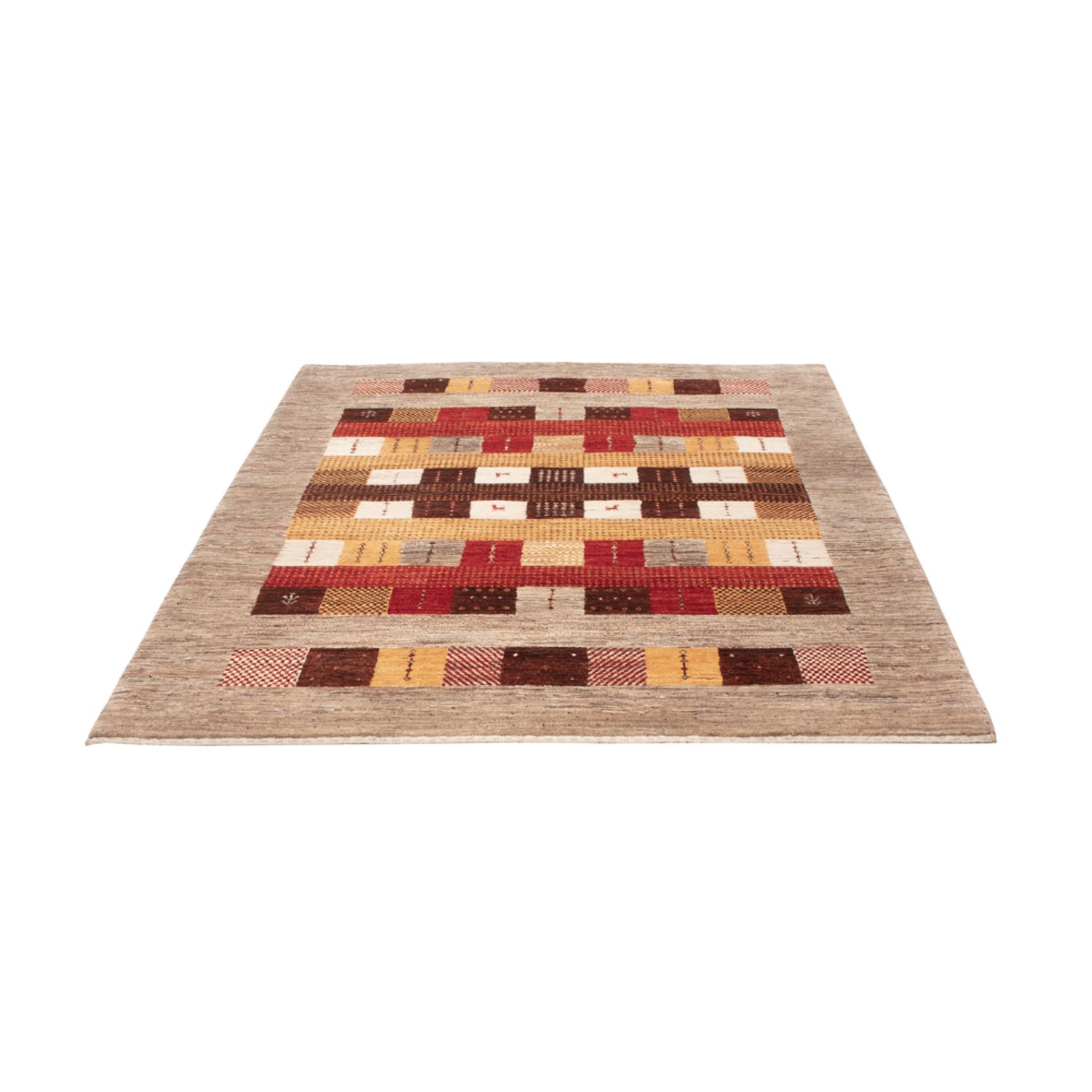 Gabbeh koberec - Loribaft Indus - 193 x 145 cm - vícebarevné