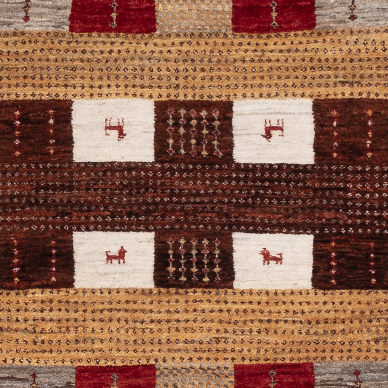 Gabbeh koberec - Loribaft Indus - 209 x 152 cm - vícebarevné