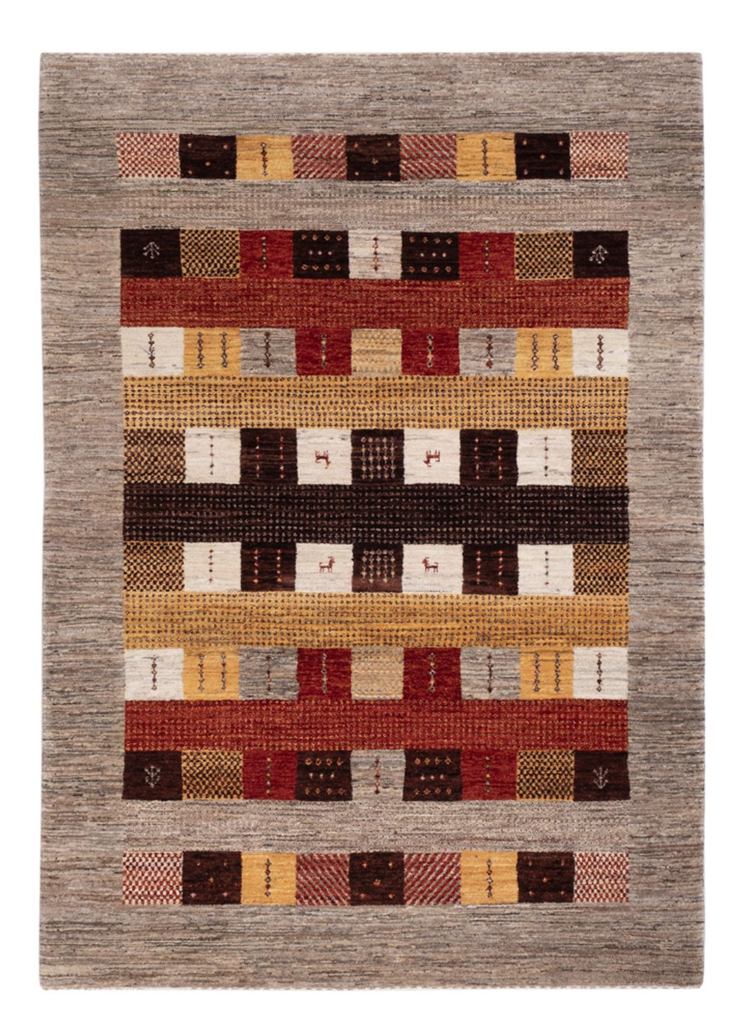 Gabbeh koberec - Loribaft Indus - 205 x 144 cm - vícebarevné