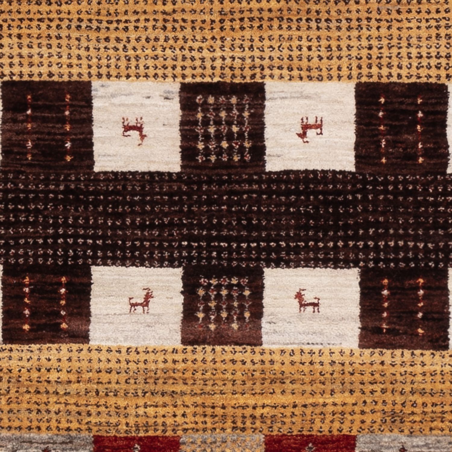 Gabbeh koberec - Loribaft Indus - 205 x 144 cm - vícebarevné