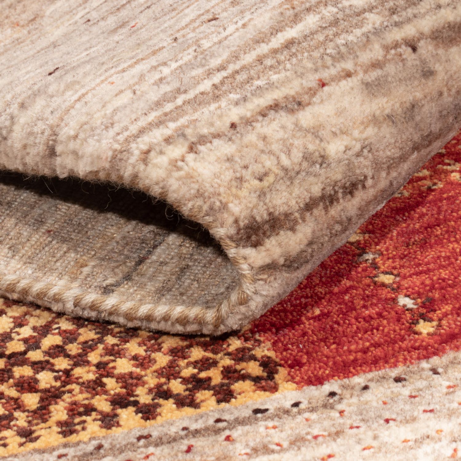 Gabbeh koberec - Loribaft Indus - 205 x 144 cm - vícebarevné