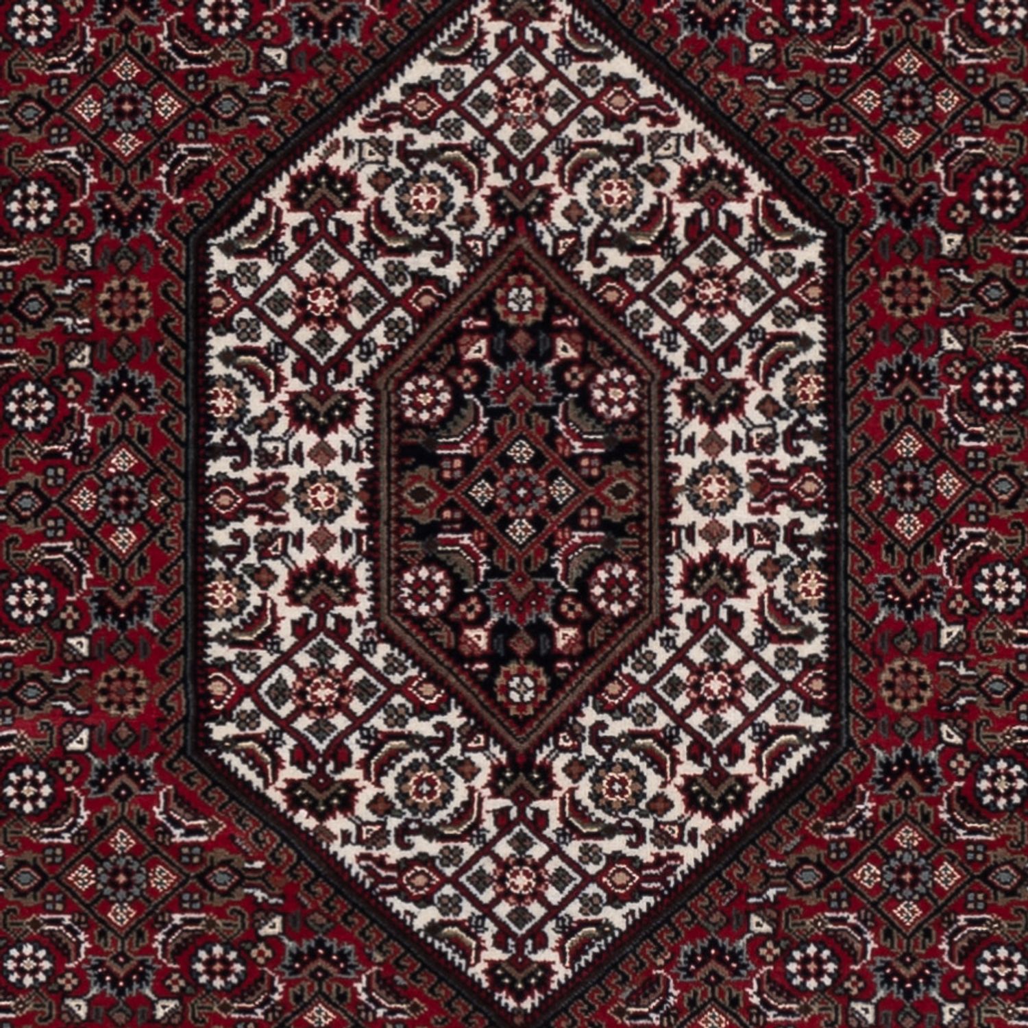 Orientální koberec - Bijar - Indus - 204 x 145 cm - tmavě hnědá