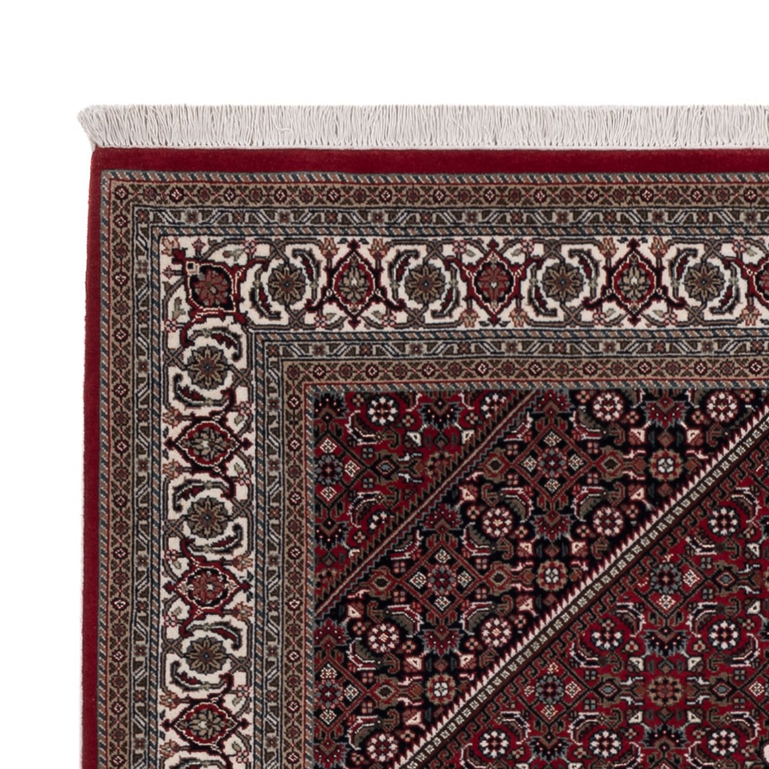 Orientální koberec - Bijar - Indus - 204 x 145 cm - tmavě hnědá