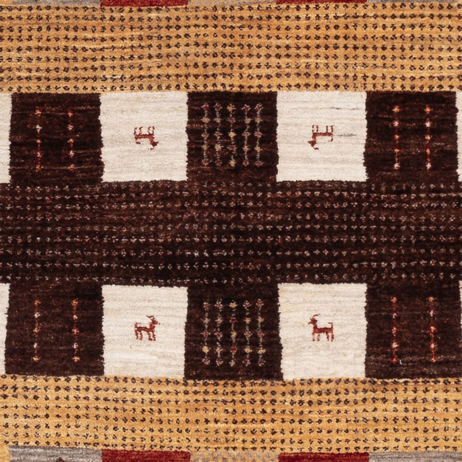 Gabbeh koberec - Loribaft Indus - 216 x 147 cm - vícebarevné