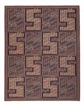 Kelim Teppich - Oriental - Soumak - 207 x 165 cm - dunkelbeige