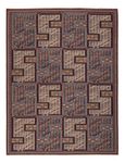 Kelim Teppich - Oriental - Soumak - 209 x 166 cm - dunkelbeige