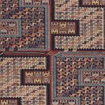 Kelim Teppich - Oriental - Soumak - 209 x 166 cm - dunkelbeige