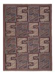 Kelim Teppich - Oriental - Soumak - 214 x 155 cm - dunkelbeige