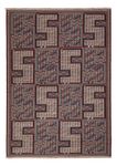 Kelim Teppich - Oriental - Soumak - 223 x 156 cm - dunkelbeige