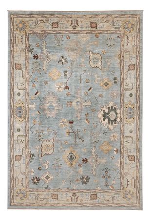 Ziegler Teppich - Usak - 296 x 200 cm - hellblau