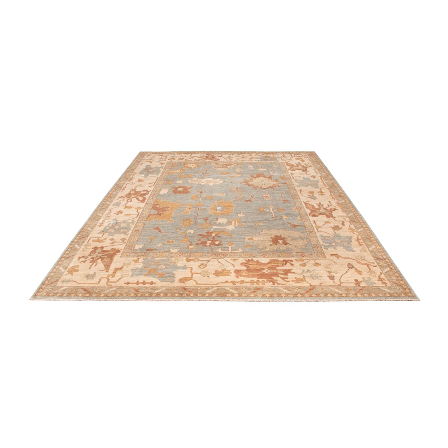 Ziegler Carpet - Usak - 348 x 246 cm - ljusblå