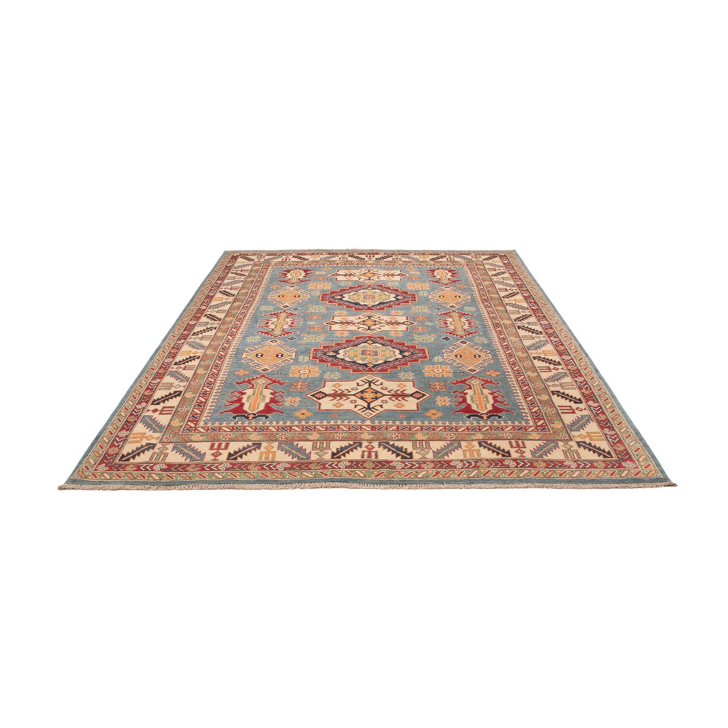 Ziegler Teppich - Kazak - 291 x 203 cm - blau