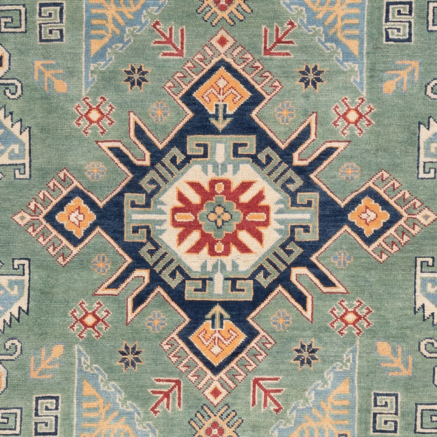 Ziegler Teppich - Kazak - 297 x 211 cm - grün