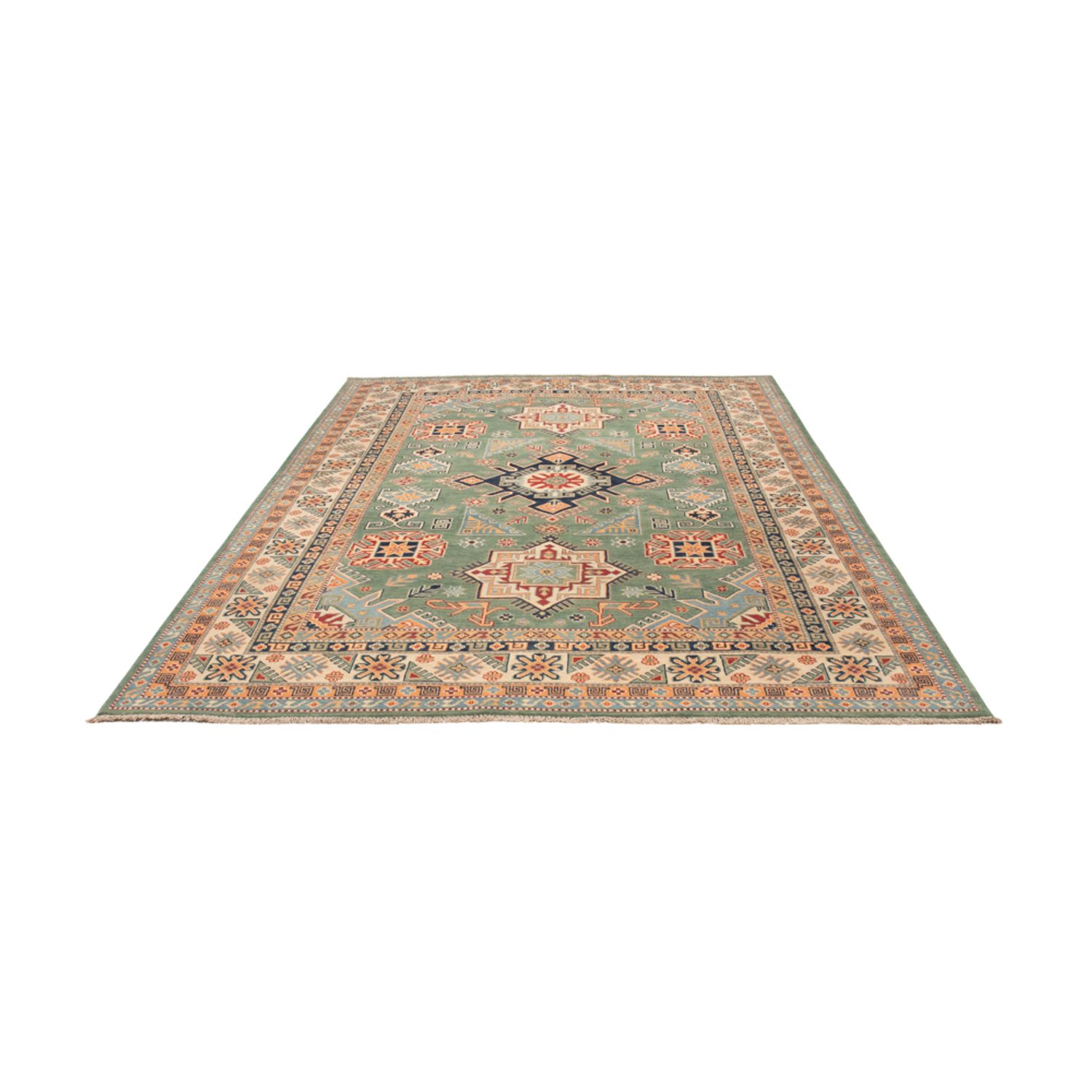 Ziegler Teppich - Kazak - 297 x 211 cm - grün