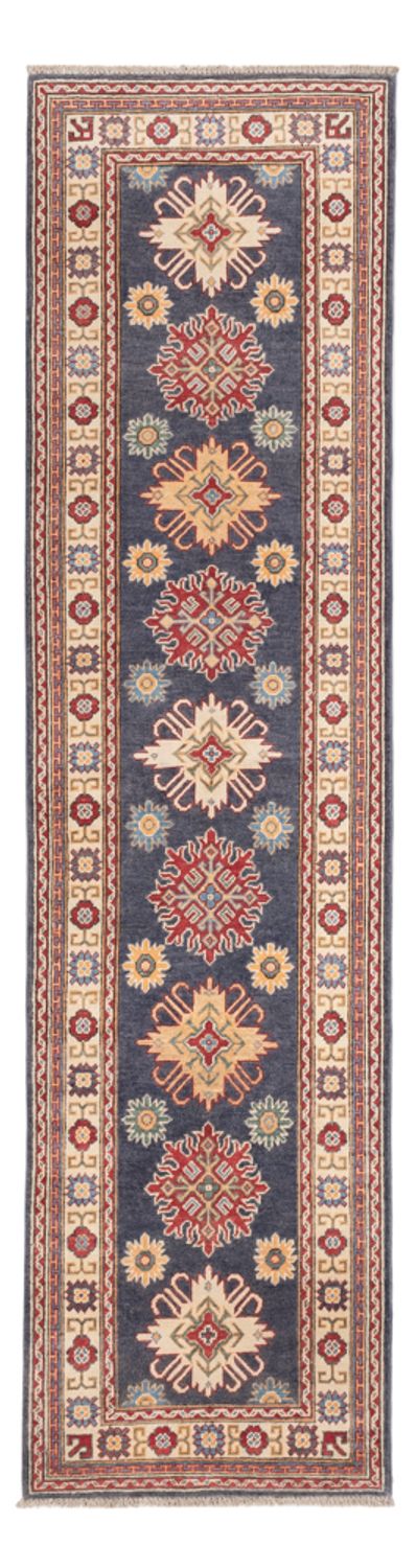 Runner Zieglerův koberec - Kazak - 303 x 80 cm - tmavě modrá