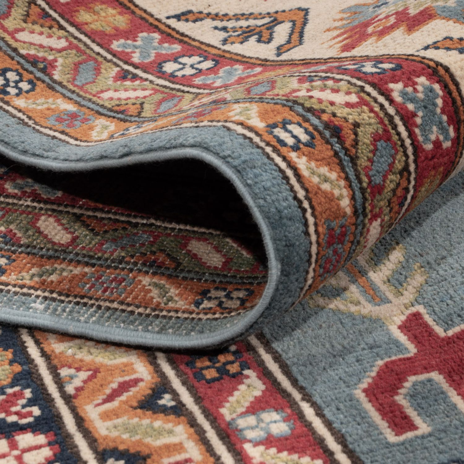 Ziegler Teppich - Kazak - 301 x 243 cm - blau