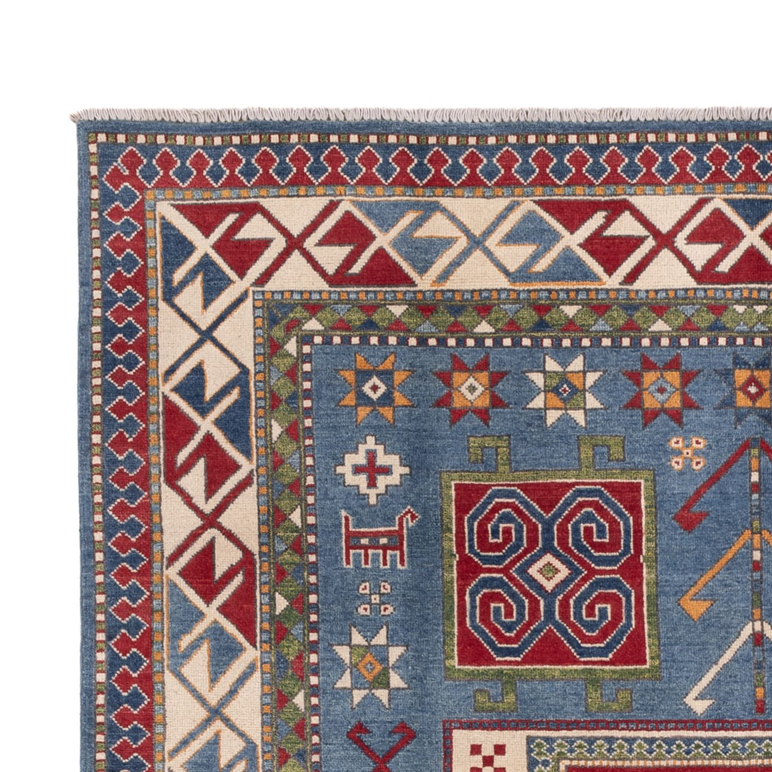 Ziegler Teppich - Kazak - 302 x 197 cm - blau