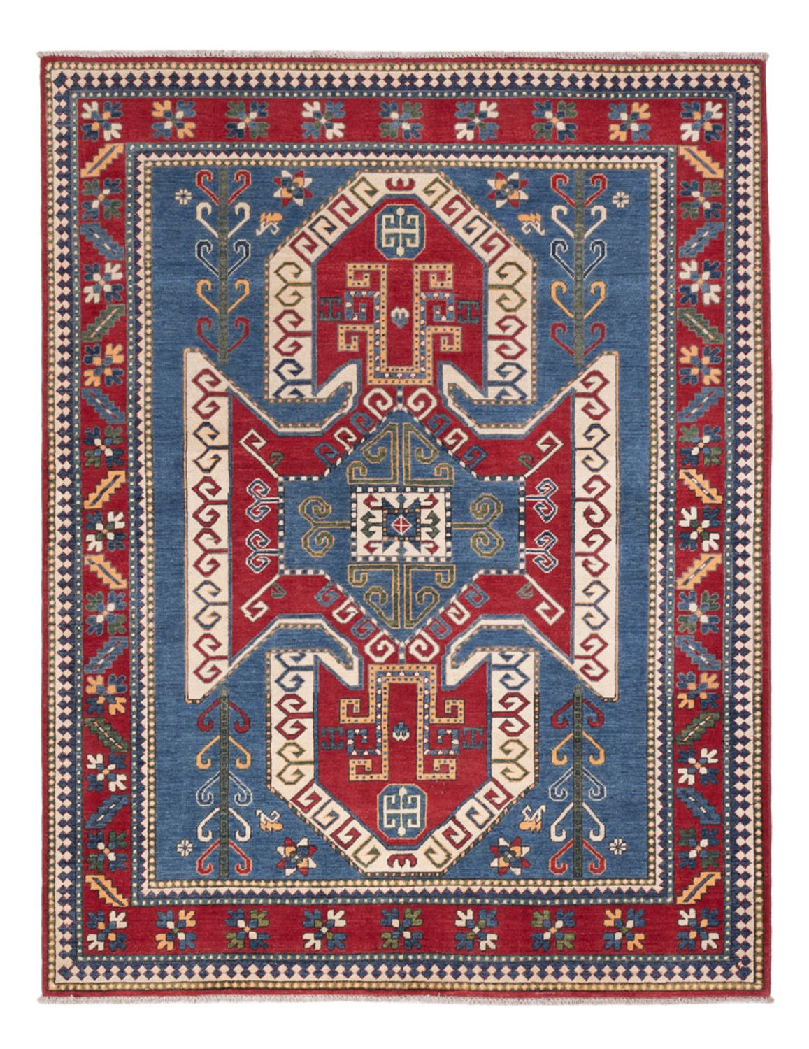 Zieglerův koberec - Kazak - 227 x 178 cm - vícebarevné