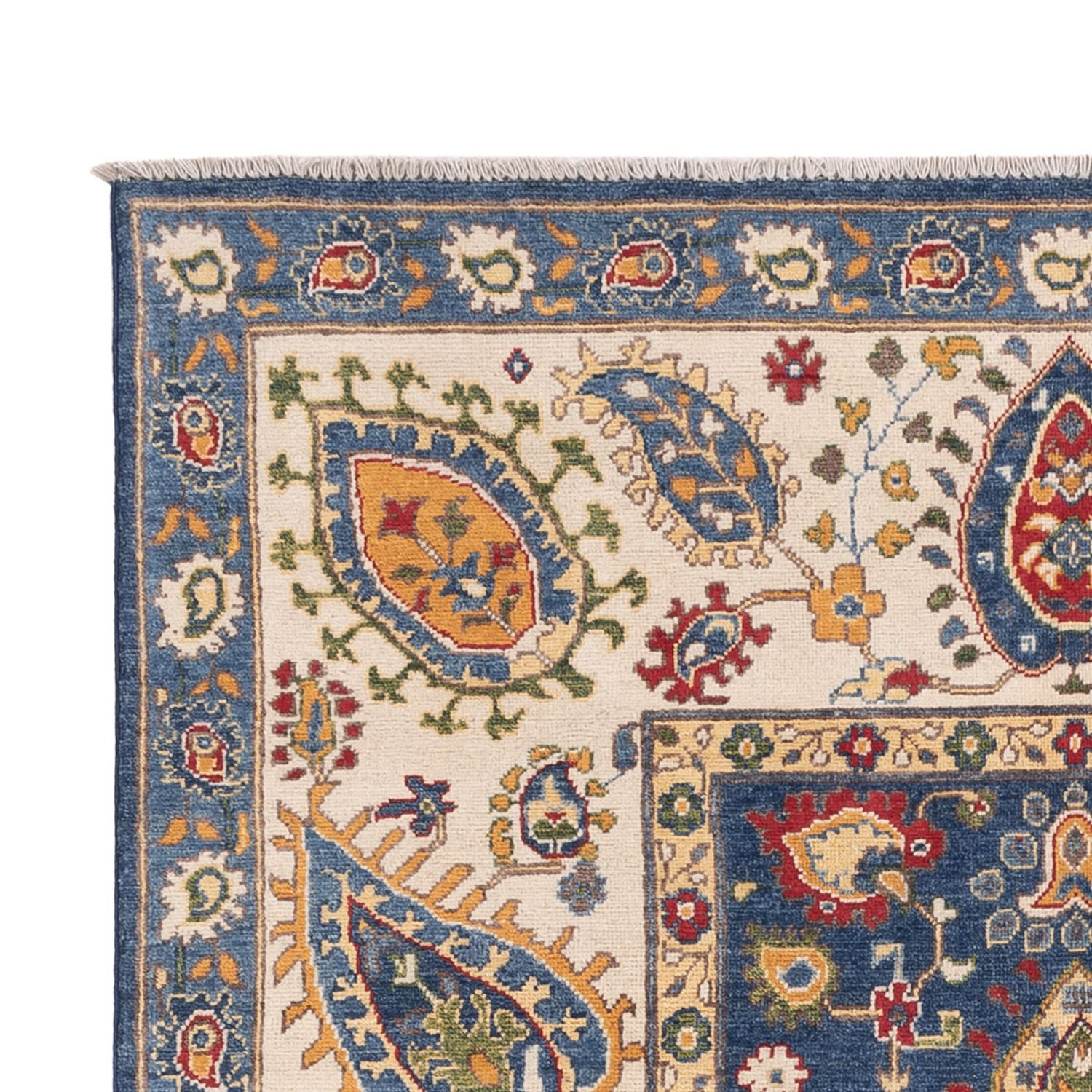 Alfombra Ziegler - Kazak - 249 x 162 cm - azul