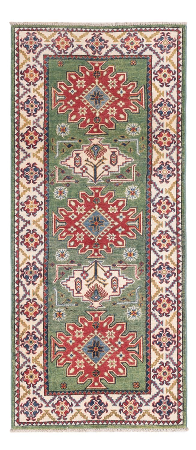Runner Zieglerův koberec - Kazak - 192 x 83 cm - zelená
