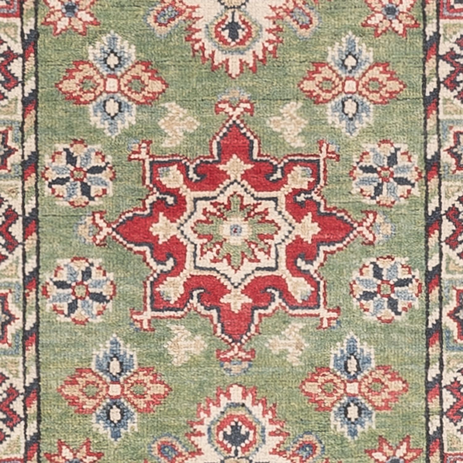 Alfombra de pasillo Alfombra Ziegler - Kazak - 181 x 64 cm - verde claro
