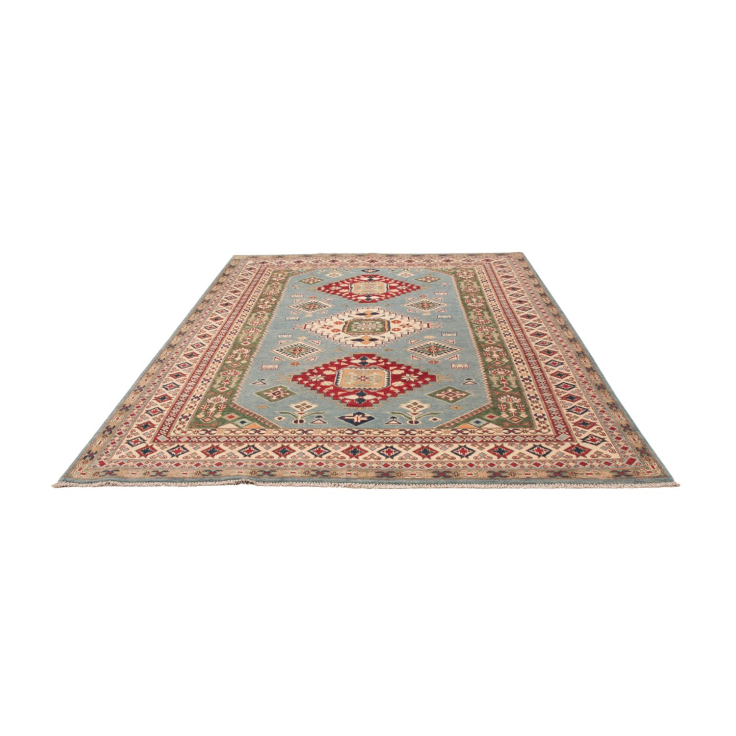 Ziegler Teppich - Kazak - 291 x 195 cm - hellblau