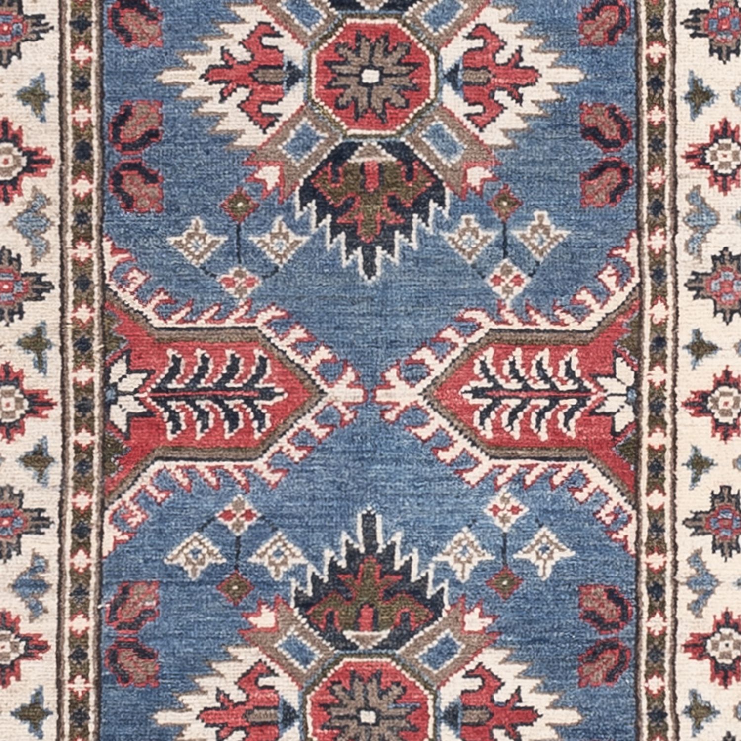 Runner Zieglerův koberec - Kazak - 288 x 82 cm - modrá