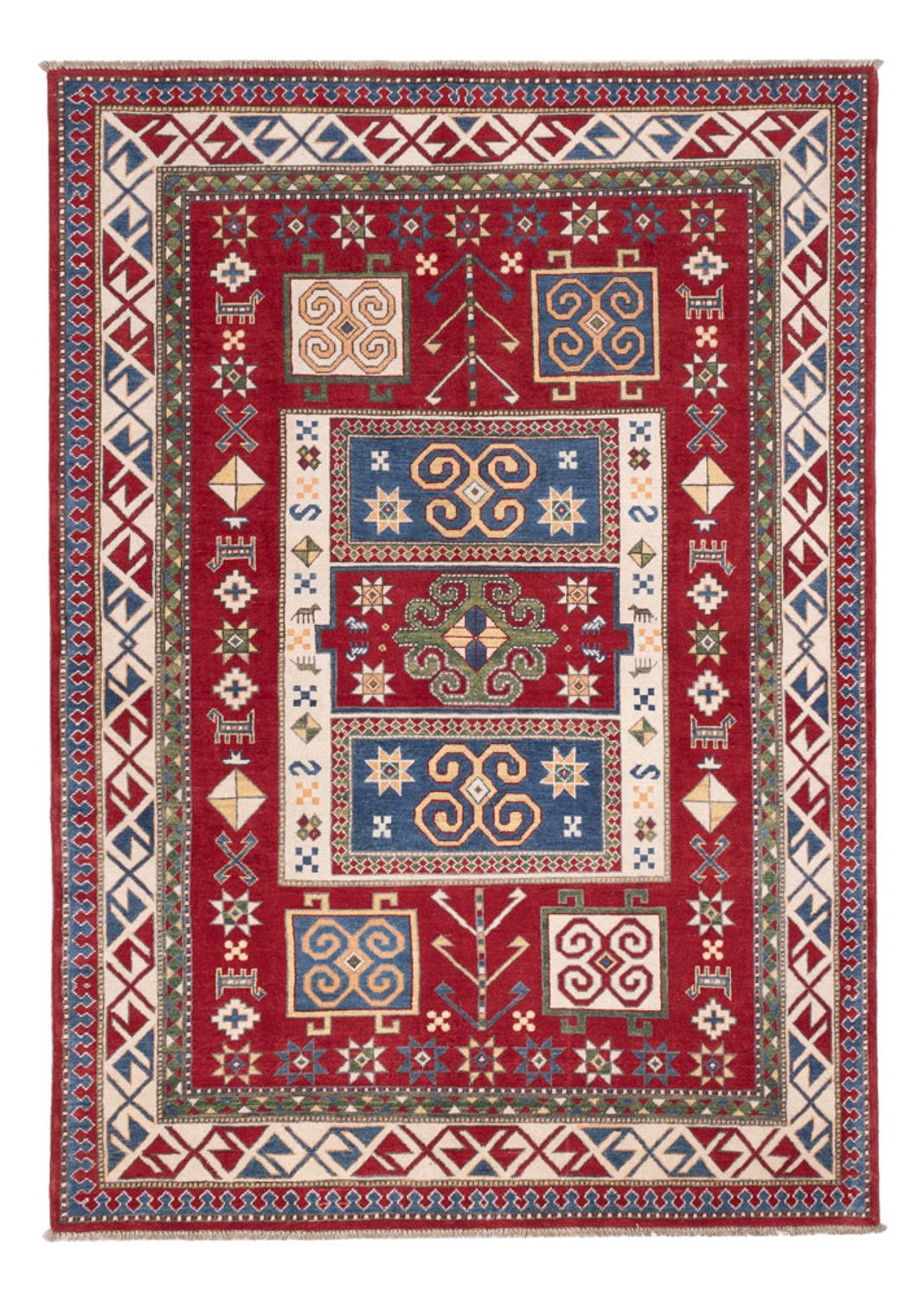 Zieglerův koberec - Kazak - 232 x 166 cm - vícebarevné