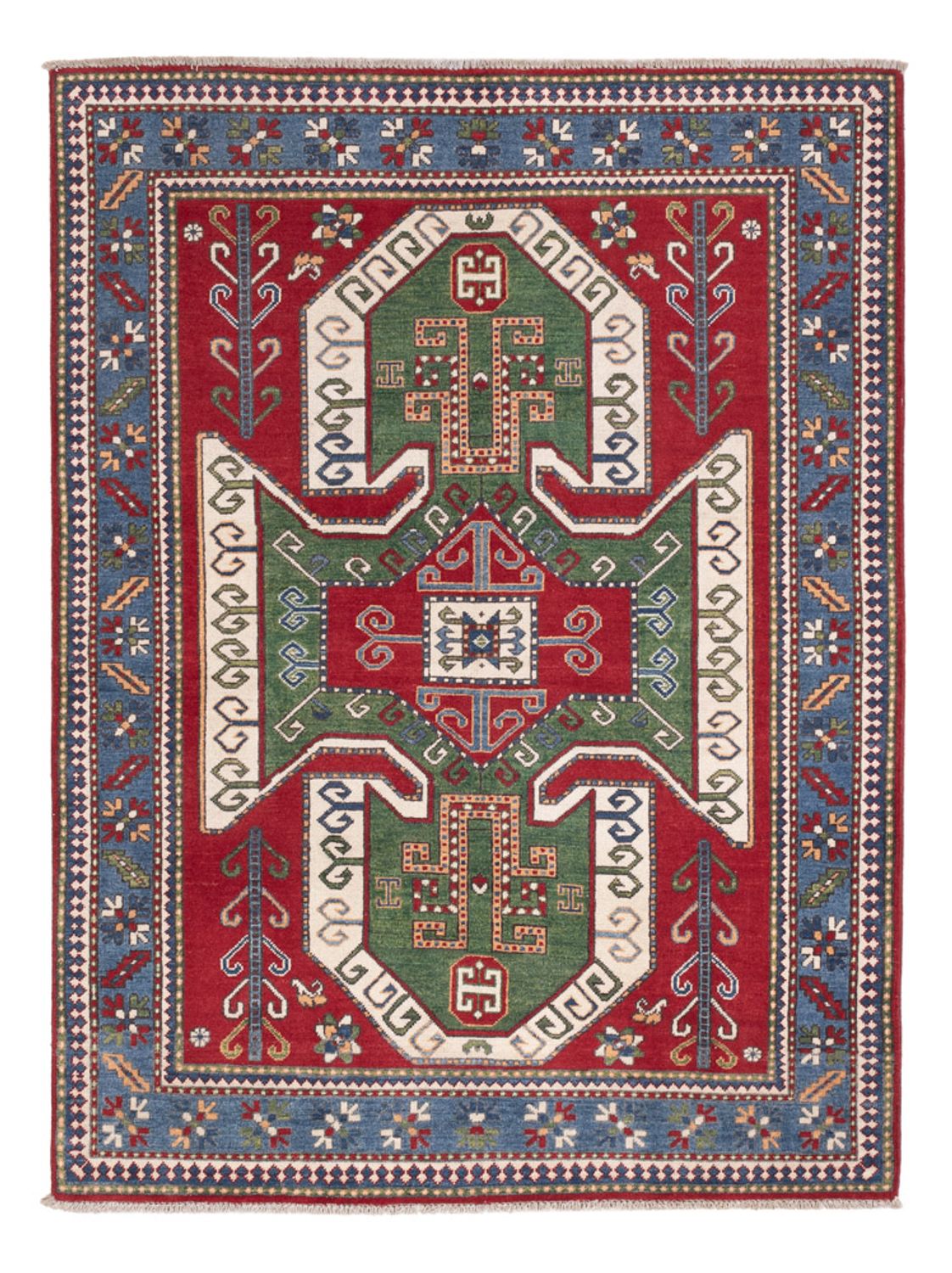 Ziegler Tapijt - Kazak - 201 x 151 cm - veelkleurig