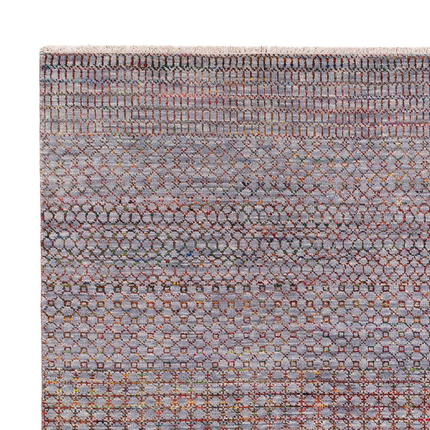 Designový koberec - 297 x 250 cm - tmavě modrá