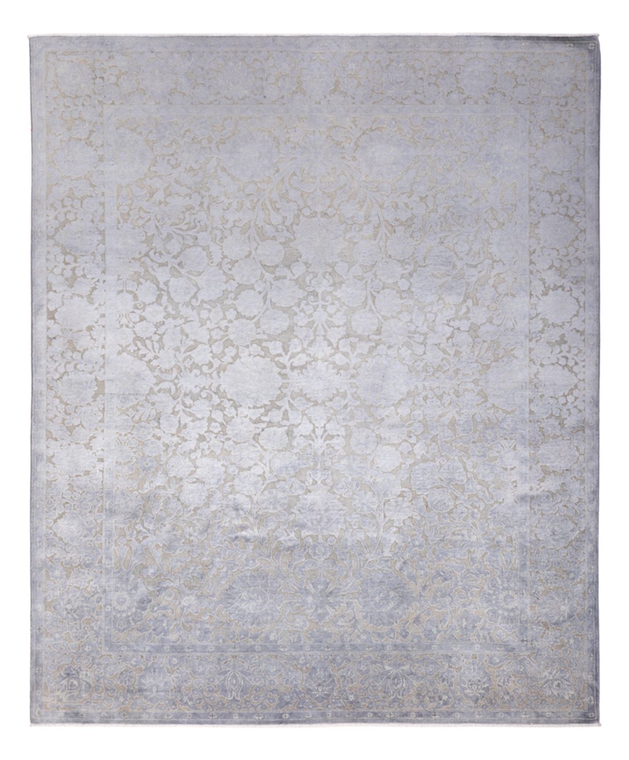 Designový koberec - 295 x 246 cm - stříbrná