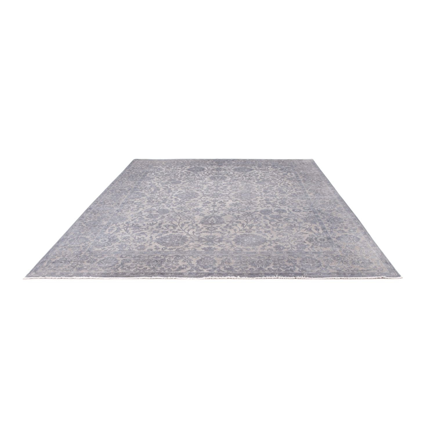 Designový koberec - 295 x 246 cm - stříbrná