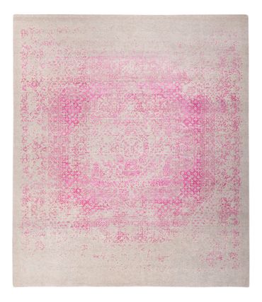 Designerski dywan - 293 x 256 cm - różowy