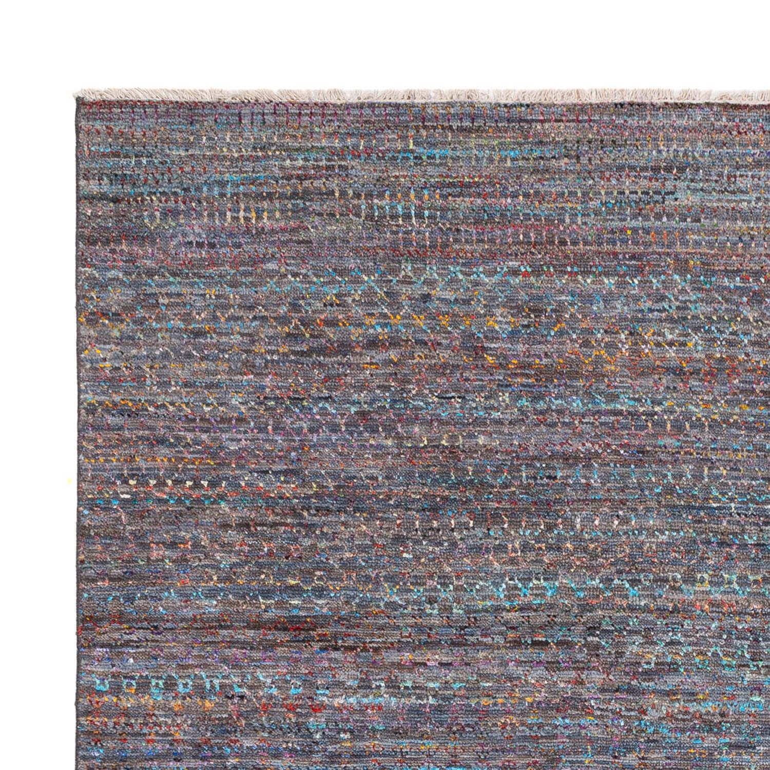 Designový koberec - 306 x 245 cm - tmavě modrá
