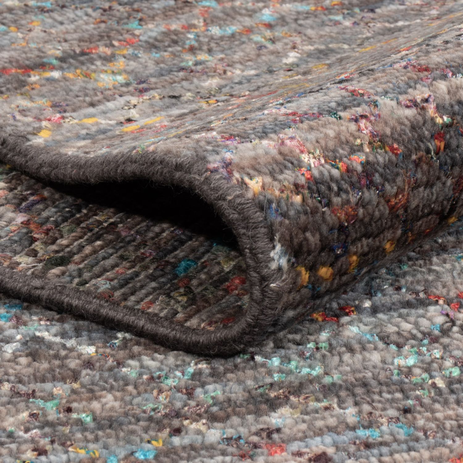 Designový koberec - 306 x 245 cm - tmavě modrá