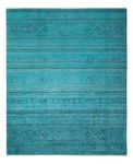 Designový koberec - 300 x 247 cm - tyrkysová