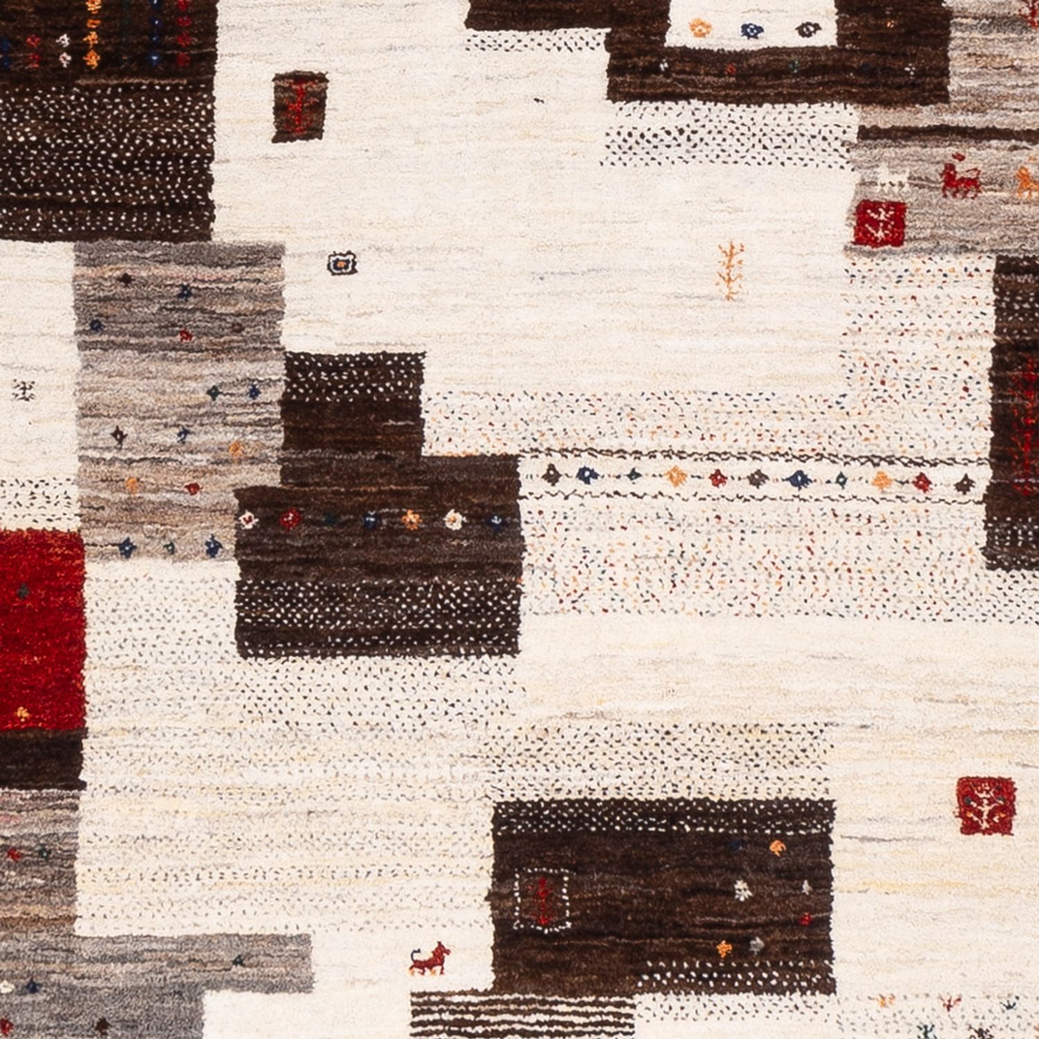 Dywan Gabbeh - Loribaft Indus - 299 x 244 cm - wielokolorowy