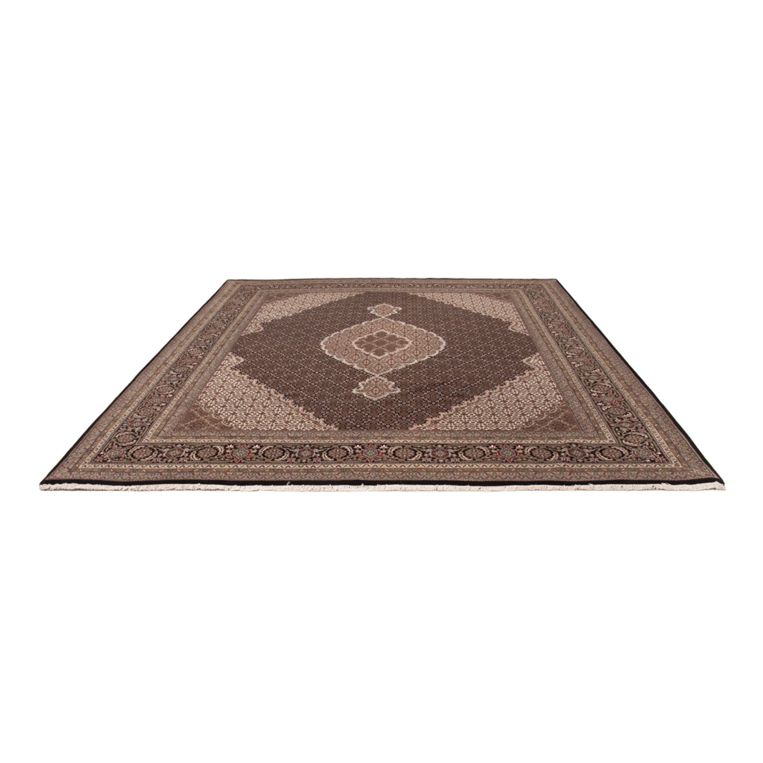 Orientaliska mattor - Tabriz - 305 x 250 cm - mörk beige