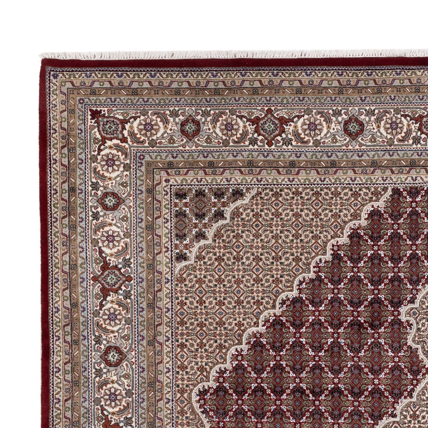 Orientteppich - Täbriz - 306 x 248 cm - dunkelbeige