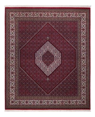 Orientaliska mattor - Bijar - Indus - 305 x 251 cm - mörkröd
